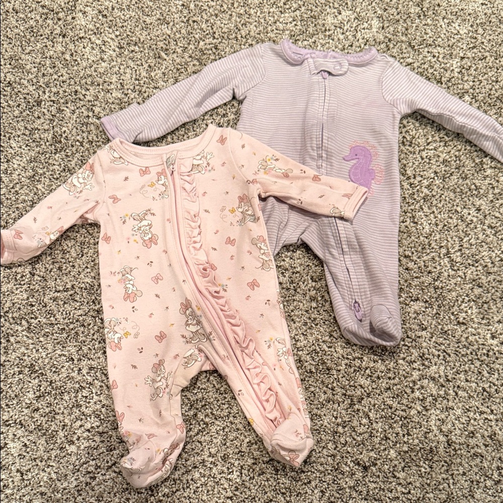 Mini Mouse Pink and Purple Kids One Piece Set